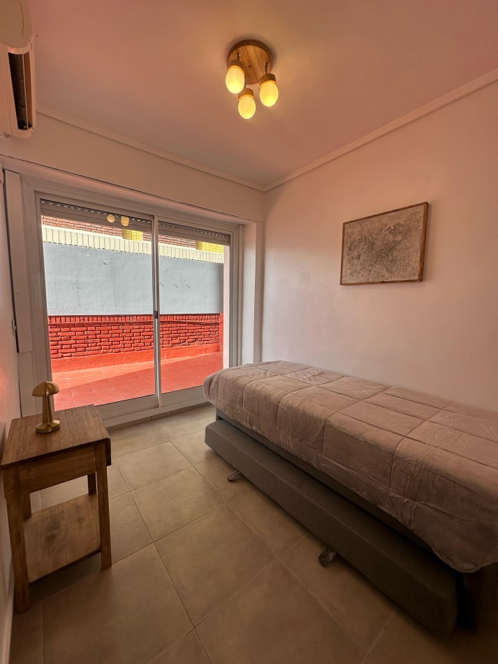 Departamento tres ambiente, vista al Mar. Guemes. Mar del Plata.