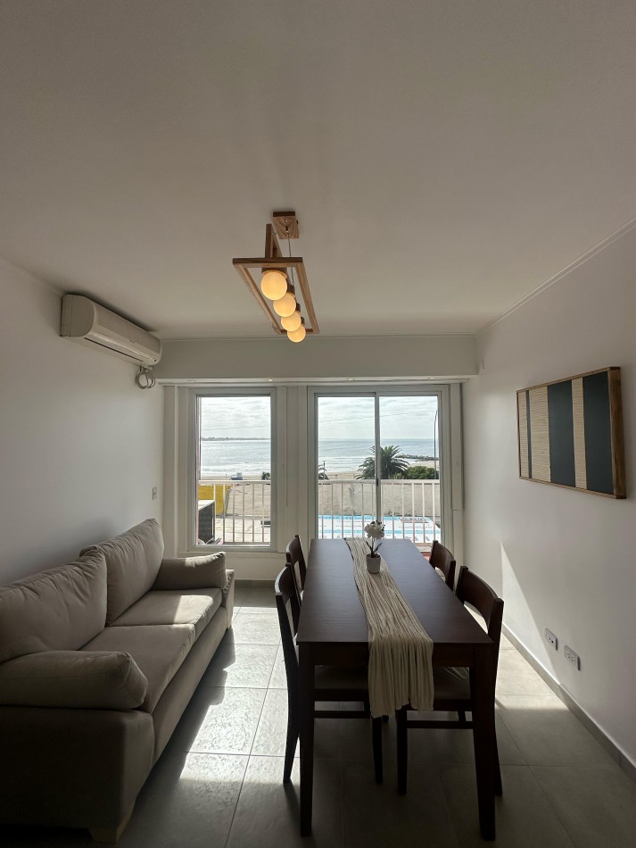 Departamento tres ambiente, vista al Mar. Guemes. Mar del Plata.